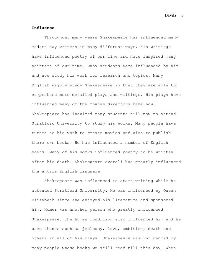 Реферат: Shakespear Essay Research Paper William Shakespeare was
